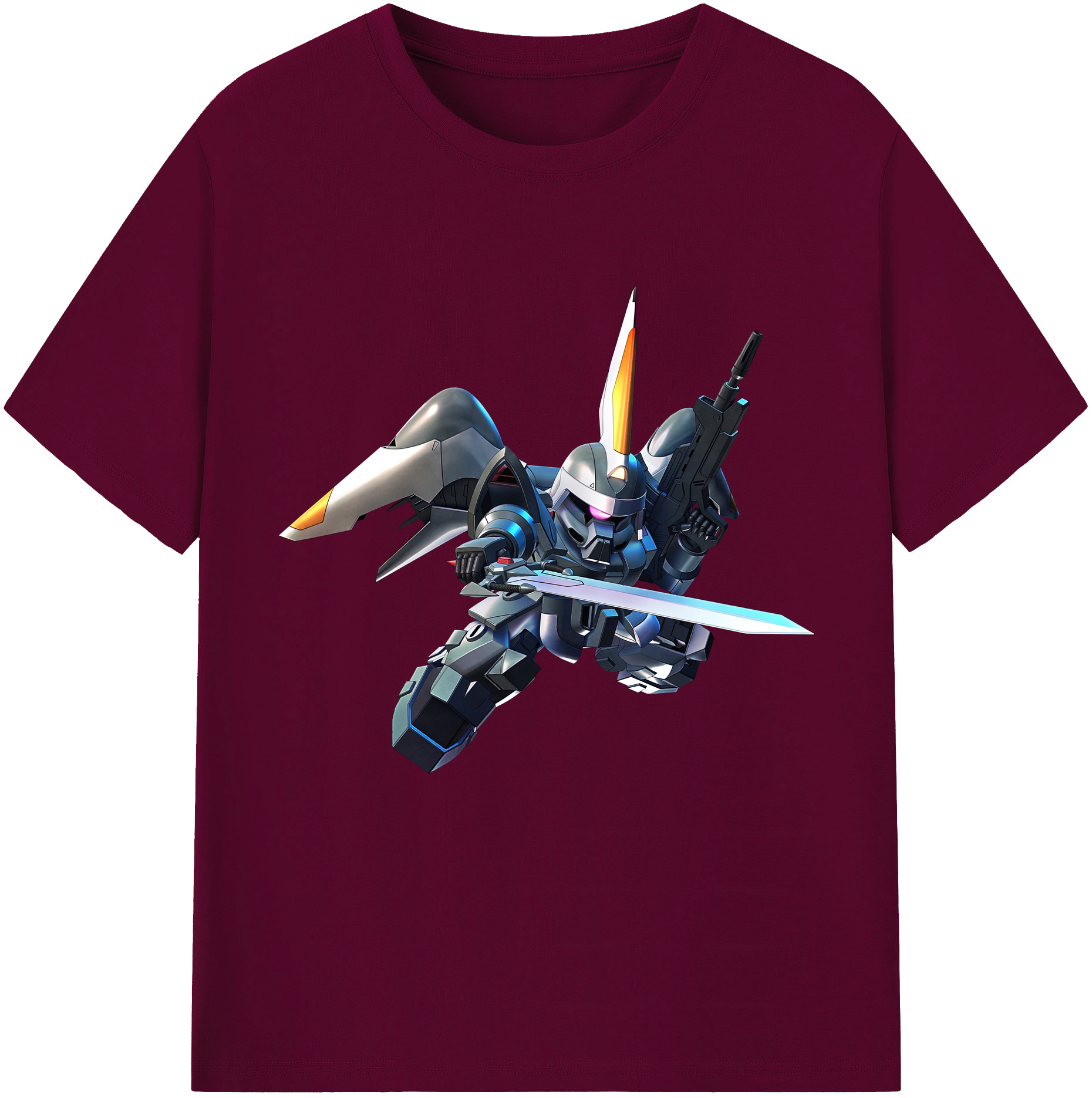 （画像用） 機動戦士ガンダム Mobile Suit Gundam レディースカジュアルプリントTシャツ（綿100％）